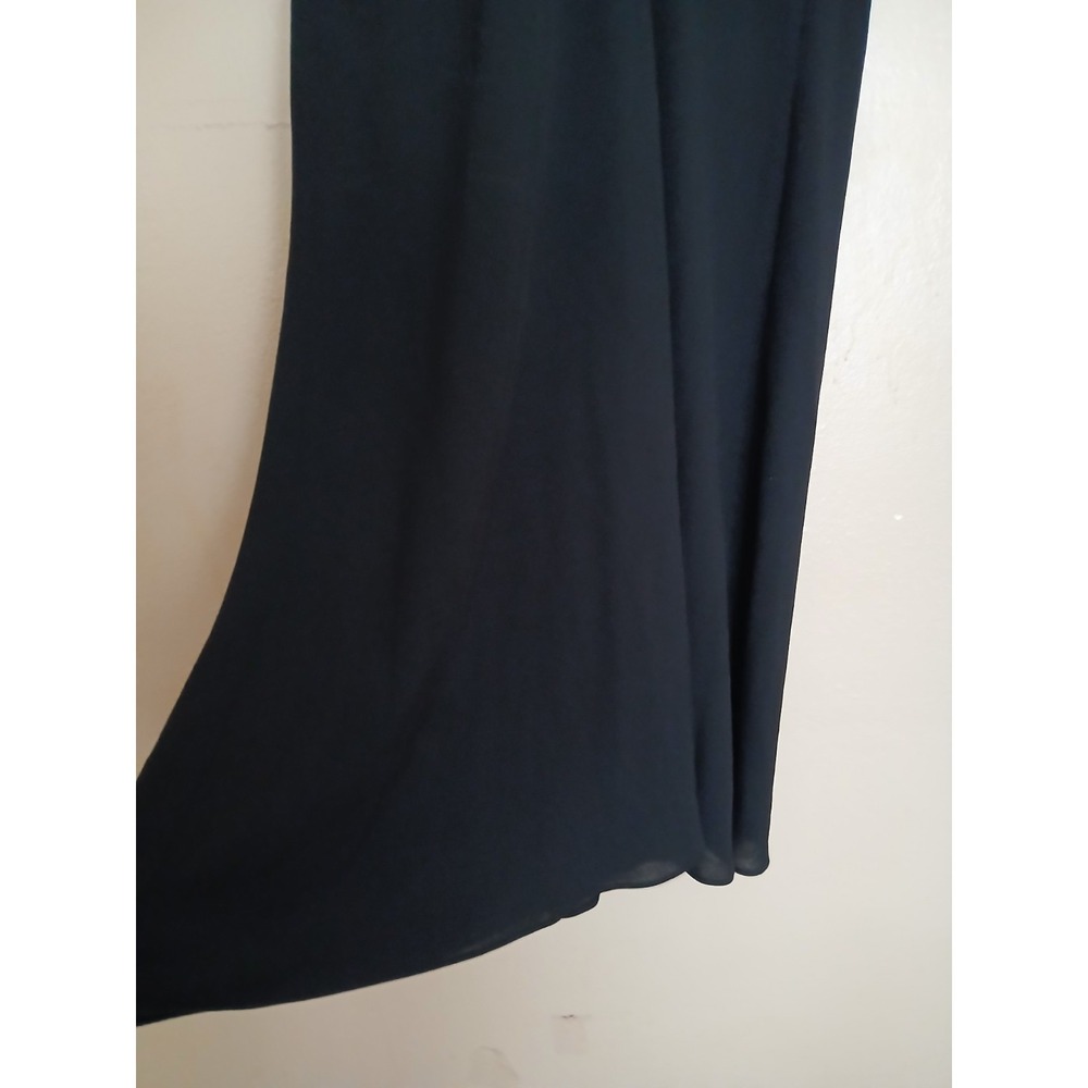 Oscar De La Renta Slip Dress XL Chiffon Floral Lace Maxi Nightgown Lingerie VTG - Picture 9 of 14